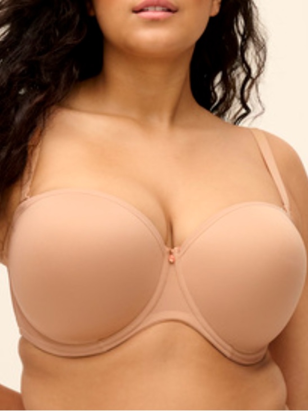 Elomi Nude Molded Underwire Convertible Bra US 34I UK 34G
